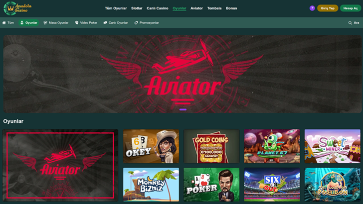 Anadolucasino Aviator 